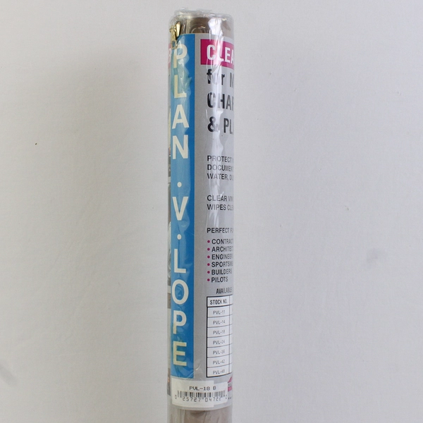 Clear Vinyl Cover 12" x 18" Maps Charts Plans PVL-18 Heavy Duty Sheet Protector