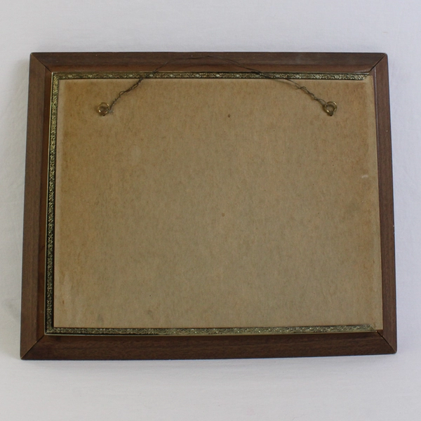 Vintage RF Harnett Fruit Picture Embossed Raised Art Framed 3D 8 x 10 MCM