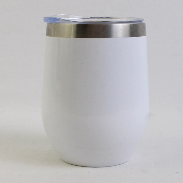 Bible Verses You Are White Stainless Steel Insulated Chill Wine Tumbler 4.75"