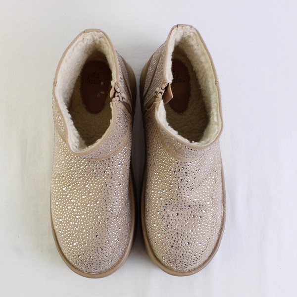 Wild Fable Boots Women's Size 10 Beige Rhinestone Detail Platform Booties