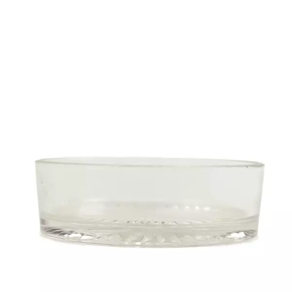 Vintage Clear Glass Starburst Dish 4.5in Candy Trinket Bowl