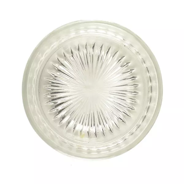 Vintage Clear Glass Starburst Dish 4.5in Candy Trinket Bowl