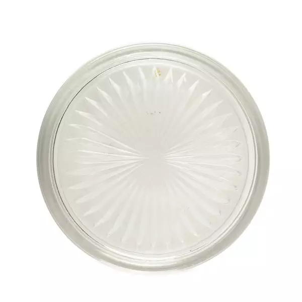 Vintage Clear Glass Starburst Dish 4.5in Candy Trinket Bowl