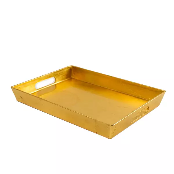 Home Essentials Cellini Gold Serving Tray 11.75 x 8.75 in 