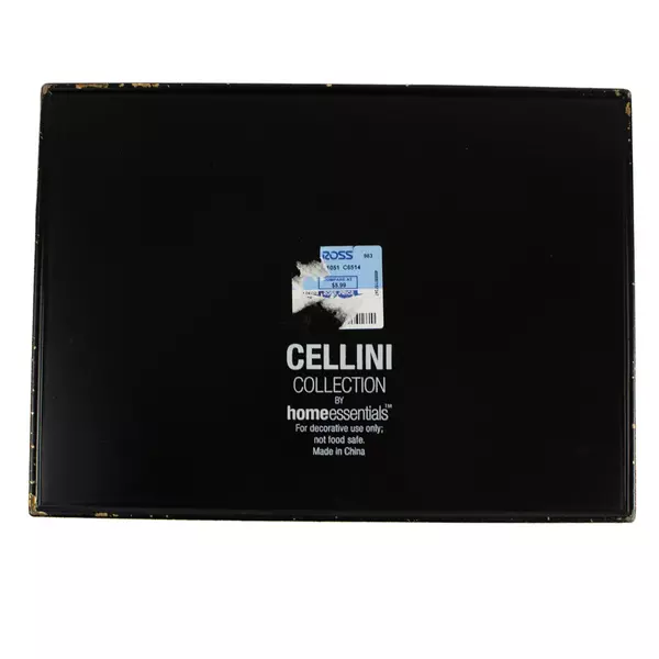 Home Essentials Cellini Gold Serving Tray 11.75 x 8.75 in 