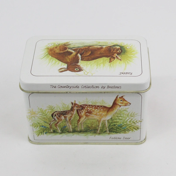 Vintage Bristow's of Devon The Countryside Collection Empty Tin England