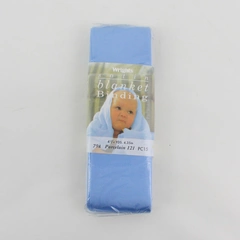 Wrights Blue Satin Blanket Binding 4.75 Yd - 794 Porcelain 121