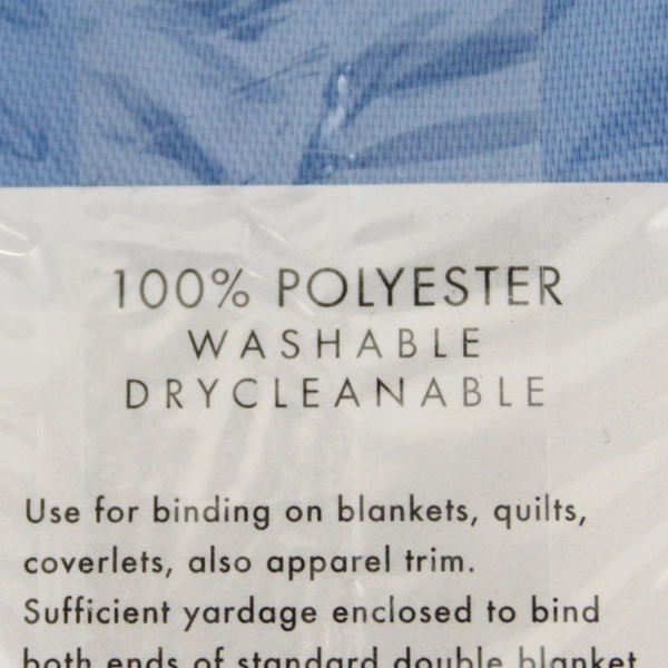 Wrights Blue Satin Blanket Binding 4.75 Yd - 794 Porcelain 121