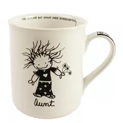 Aunt 3D Marci Mug Children of the Inner Light White w/ Black Writing