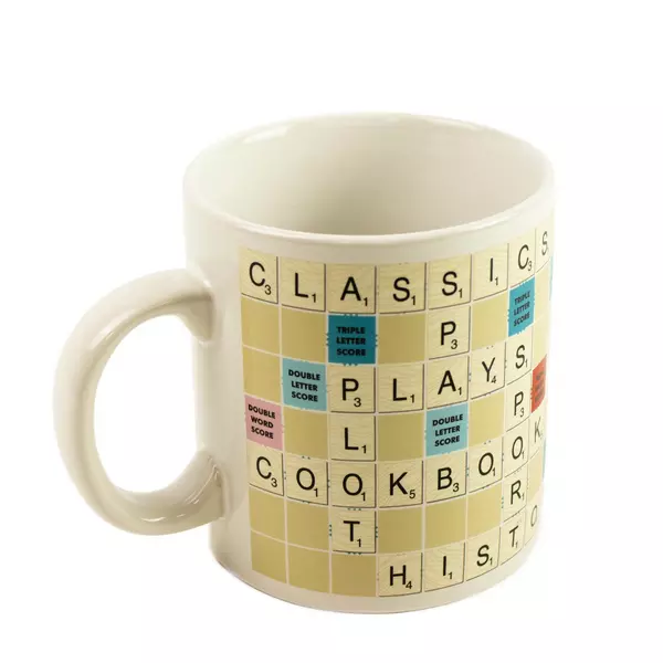 Vintage 2005 Scrabble Collector's Coffee Mug Wine Things Unlimited Sonoma CA
