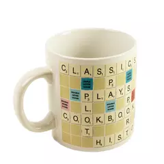 Vintage 2005 Scrabble Collector's Coffee Mug Wine Things Unlimited Sonoma CA