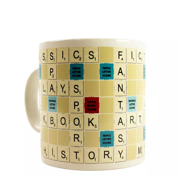 Vintage 2005 Scrabble Collector's Coffee Mug Wine Things Unlimited Sonoma CA