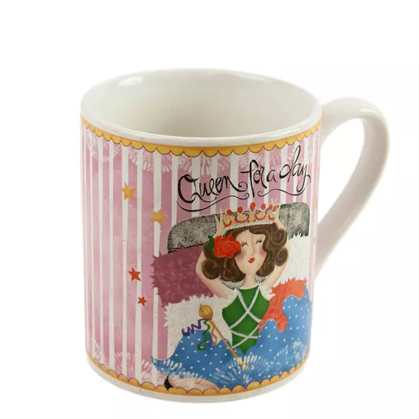 Certified International LoriLynn Simms Whimsey Oversized Mug Queen for a Day