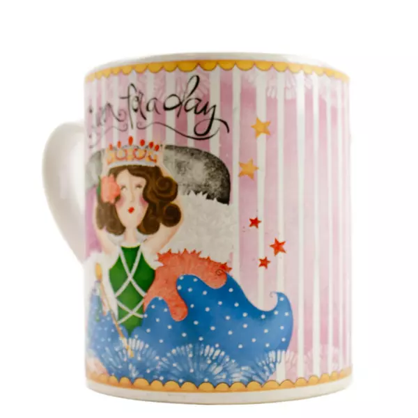 Certified International LoriLynn Simms Whimsey Oversized Mug Queen for a Day
