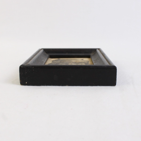 Miniature Framed Original Drawing Portrait Navaho Warrior