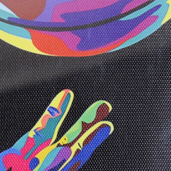 Basketball Pop Art Vibrant Dribble Multicolored Abstract Framed Print