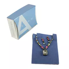 Avon Jeweled Color Necklace & Earring Set Multicolor