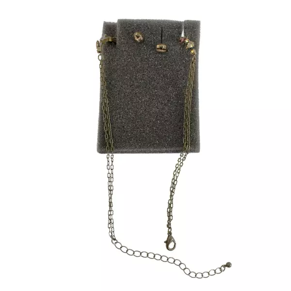 Avon Jeweled Color Necklace & Earring Set Multicolor