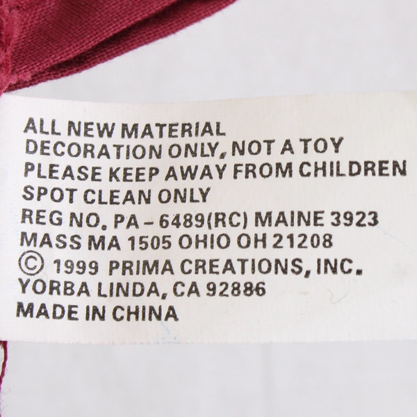 Prima Creations Christmas Stocking Santa and Reindeer "Happy Holidays" 1999