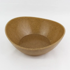 Architec Eco Smart Tan Speckled Salad/Serving  Bowl 13.75" x 12.5" 