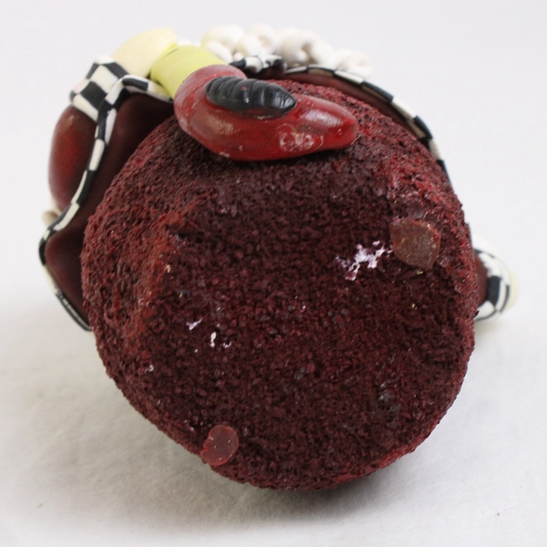 Golfing Santa Claus Figurine Christmas Décor 4.5" Tall