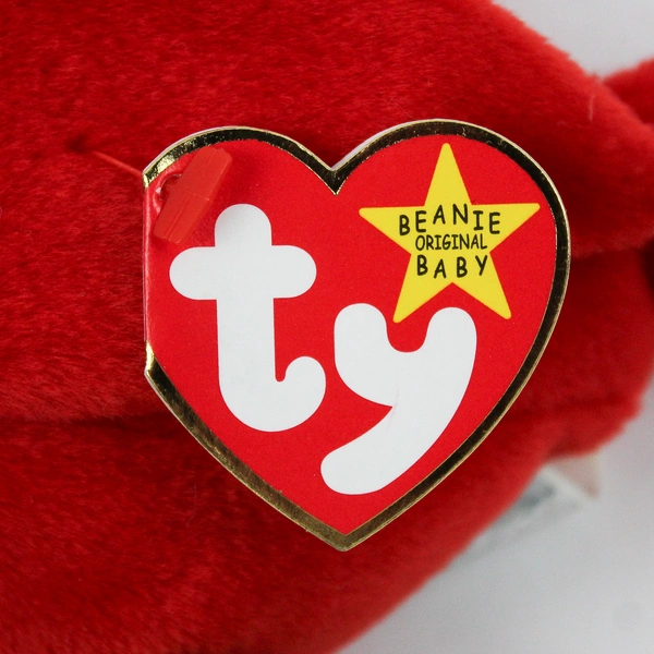TY Beanie Babies Mac 1999 Red Cardinal With Ear Tag Error 1998 Plush Toy