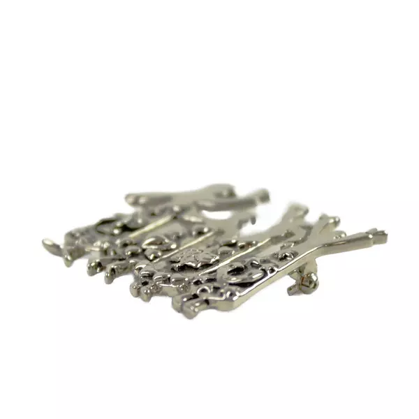 Vintage Cookie Lee Silver-Tone Sisterhood of Strength Brooch - Four Women