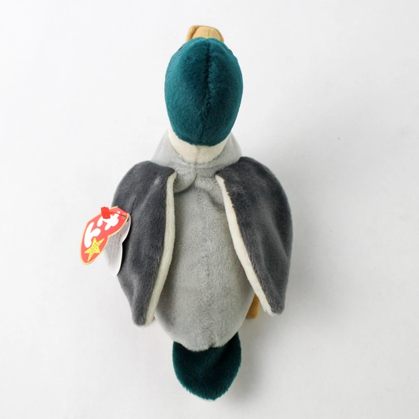 Ty Beanie Babies Jake 1998 Mallard Duck With Ear Tag Error 1997 Plush Toy Doll