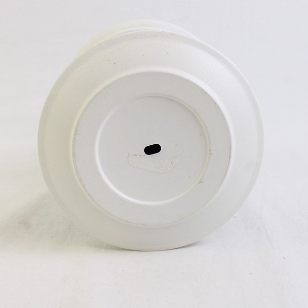 Christmas White Lantern Resin & Glass 8.25" Tall