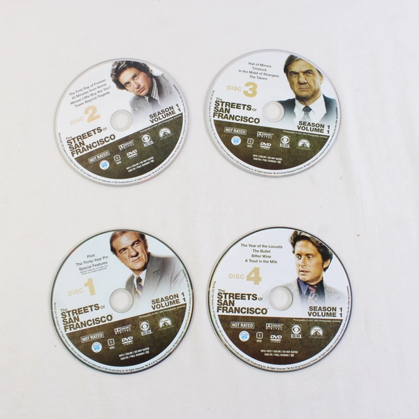 The Streets of San Francisco: Season 1 Volume 1 DVD 4 Discs 1973 #12275