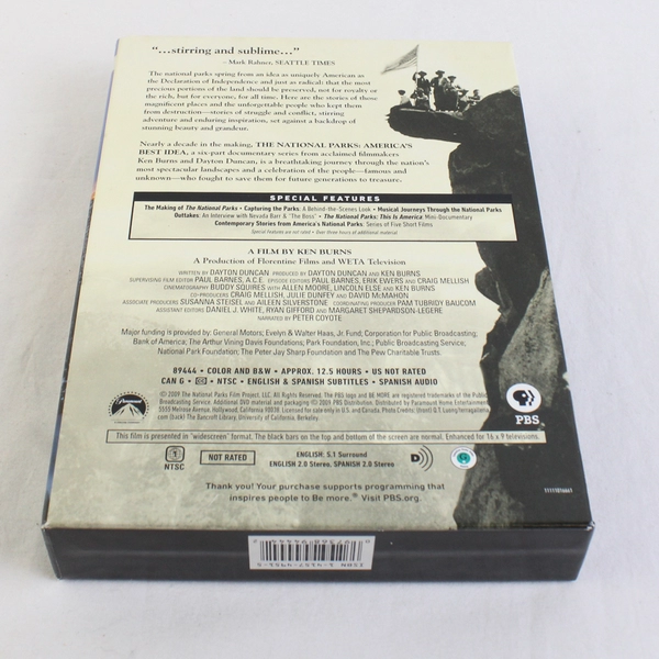 Ken Burns The National Parks Americas Best Idea (DVD, 2009) 6 Disc Set #89444