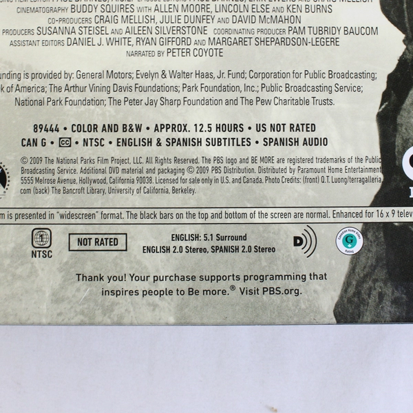 Ken Burns The National Parks Americas Best Idea (DVD, 2009) 6 Disc Set #89444