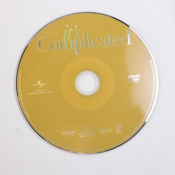 It's Complicated DVD, 2009 #61110535 Meryl Streep Steve Martin Alec Baldwin