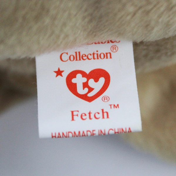TY Beanie Babies Fetch 1998 Golden Retriever Dog W/ Ear Tag Error 1997 Plush Toy