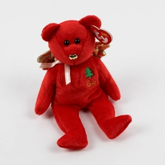 TY Beanie Babies Gift 2003 Red Bear With Gold Wings With Tag Plush Toy