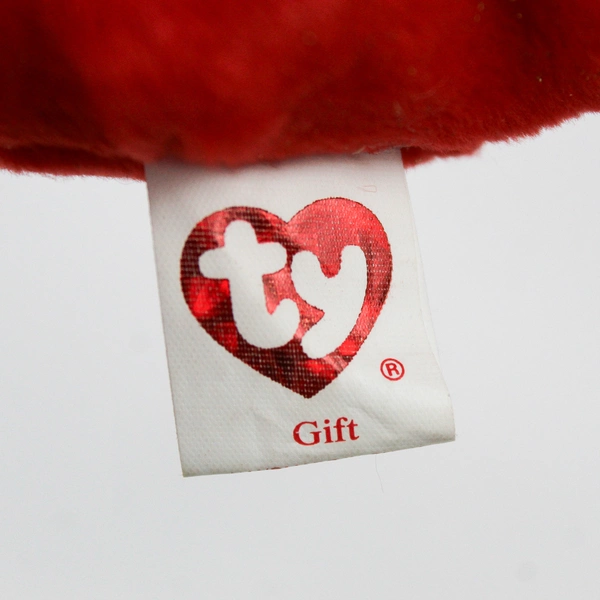 TY Beanie Babies Gift 2003 Red Bear With Gold Wings With Tag Plush Toy