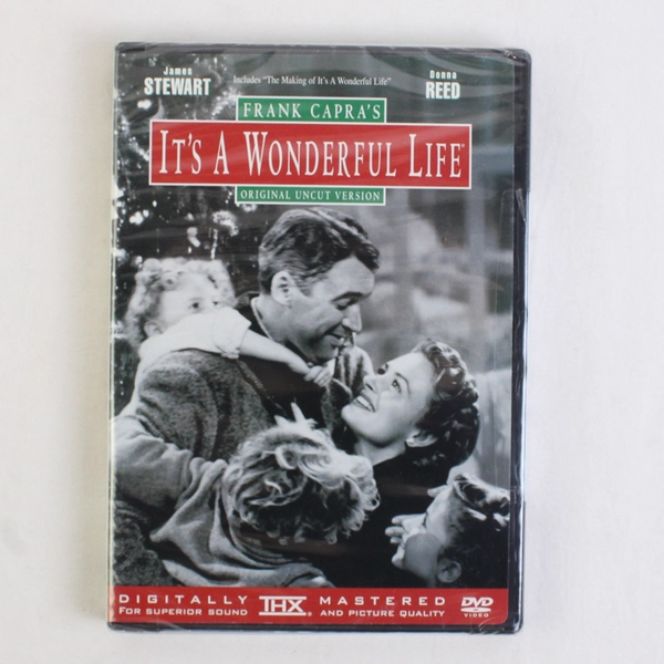 It's A Wonderful Life 1947 DVD Uncut Version James Stewart Donna Reed New Sealed