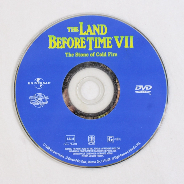 The Land Before Time VII: The Stone of Cold Fire (DVD, 2000)