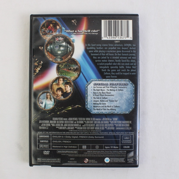 Zathura DVD Movie 2005 Special Edition Sci Fi