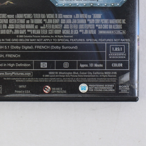 Zathura DVD Movie 2005 Special Edition Sci Fi