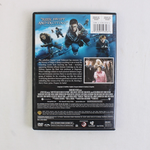 Harry Potter and the Order of the Phoenix (DVD, 2007)