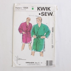 Kwik Sew Kerstin Martensson 1664 King Robes Patterns Mens Chest Sz 50-52-54-56