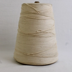 Natural Jute Twine on Industrial Cone Bemis Bros 6-Ply Cream Color