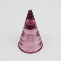Lavender Glass Cone Shaped Tealight Or Taper Candle Holder