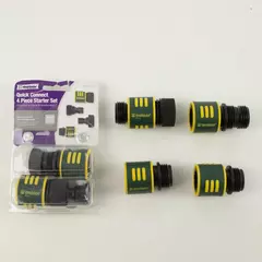Set of 6 Quick Connect Fittings Starter Kit