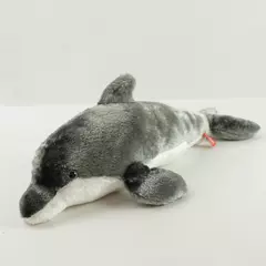 Wild Republic 19" Dolphin Plush Gray & White Soft Stuffed Toy
