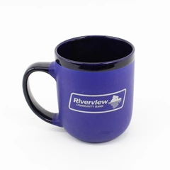 Cobalt Blue Riverview Community Bank Coffee Mug