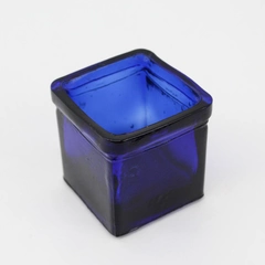Knobler Cobalt Blue Glass Votive Candle Holder