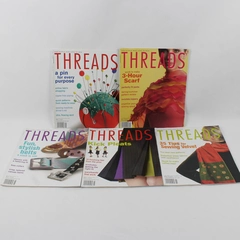 Lot of 5 Taunton's Threads Magazine Dec 2004 Thru Sept 2005 Missing Oct/Nov