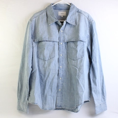 Joe's Jeans Men's XL Light Wash The Wayne Denim Western Long Sleeve Shirt
